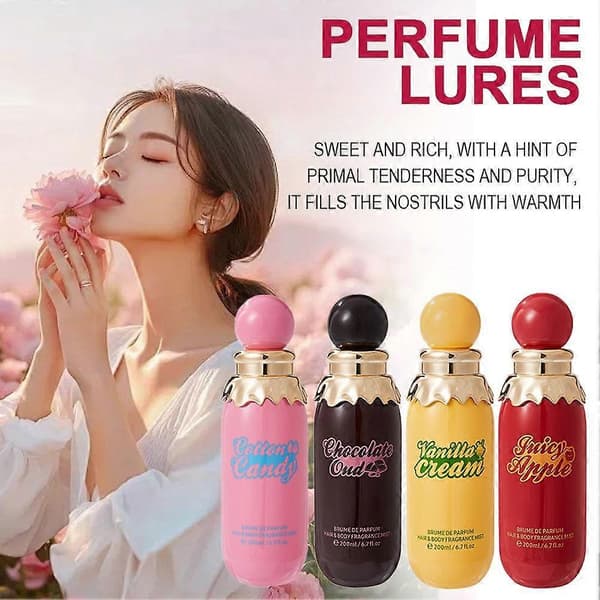 Marshmallow Lady Parfume - Sød Duft, 200 ml Langvarig red 200ml