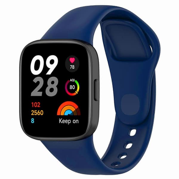 Silikonerem til Redmi Watch 3 Active / Watch 3 Lite Dark Blue