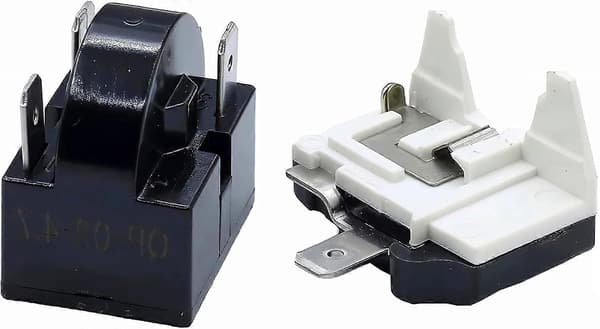 8- 1Stk Ny QP-02-4.7 3Pin 4.7 Ohm Køleskab Startrelæ Kølere Kompressor