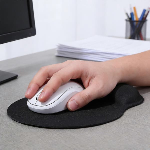 3 stk. ergonomisk musematte med håndleddsstøtte