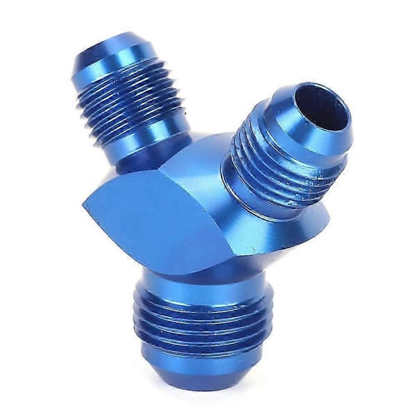 AN10 til ORB10 Han Gevind Adapter Fitting Blå T6061 Aluminiumslegering