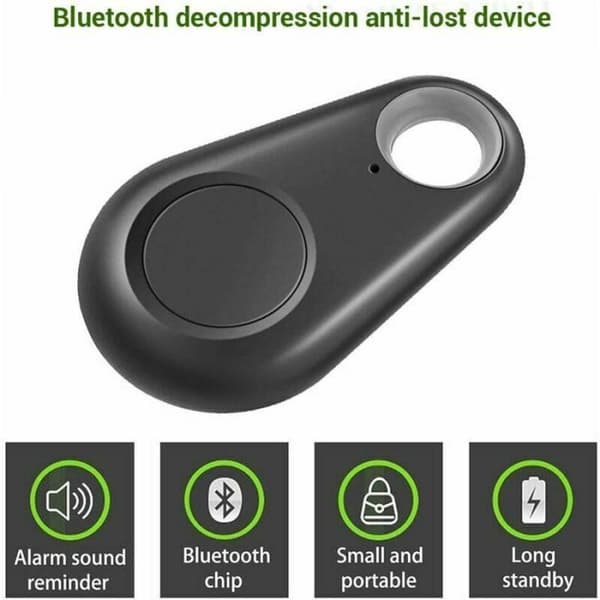 5 stk GPS-tracker Smart Nøglefinder Lokalisator Anti-tab Bluetooth Tra