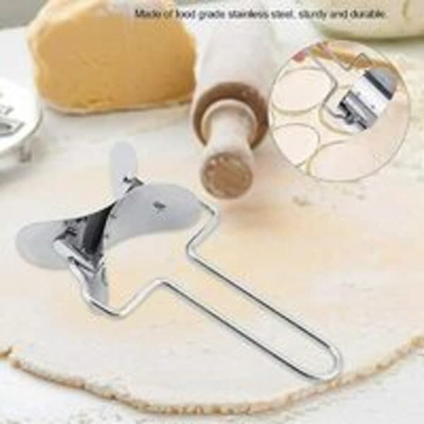 Rostfri skärmaskin, dejgkutterform DIY Ravioli Maker Device, til hjemmekøkkenets daglige behov