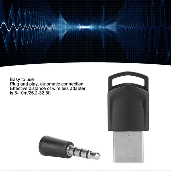 Bluetooth 5.0 lydsender profesjonell plug and play trådløs BT lydsender for PC for PS5 for Switch