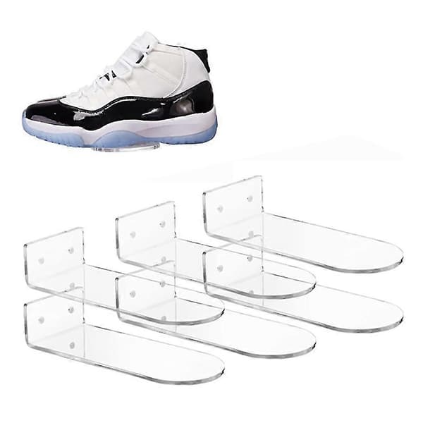 10 stk. flydende sko display, sneaker hylder vægmontering leviterende sko display stand til sneaker Co