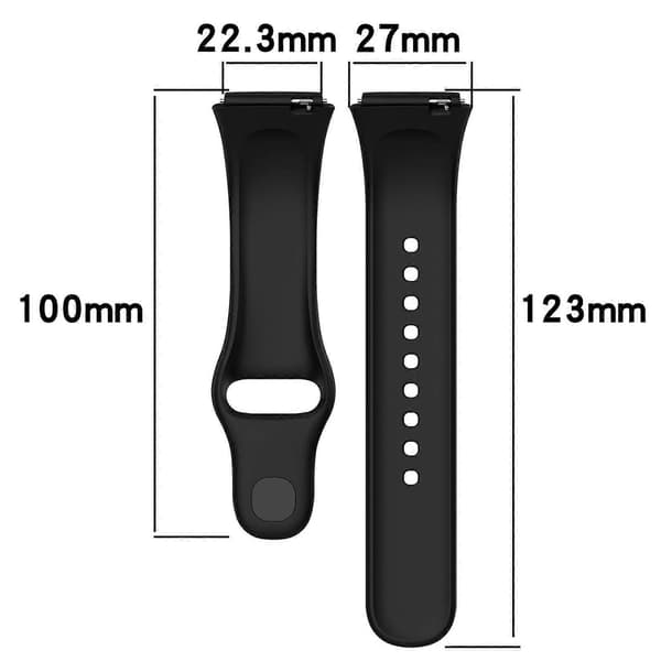 Silikonrem for Redmi Watch 3 Active / Watch 3 Lite Dark Blue