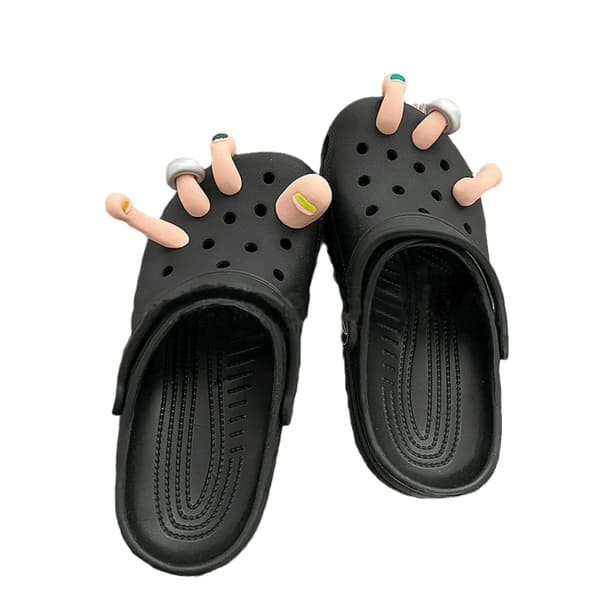 7 Funny Toe Charms, Cute Clog Decorative Charms That Can E