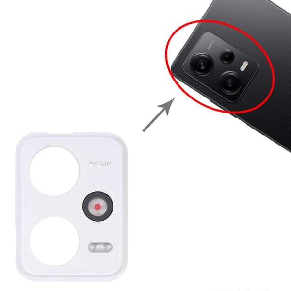 Bagkamerarammel til Xiaomi Redmi Note 12 Pro 5G White
