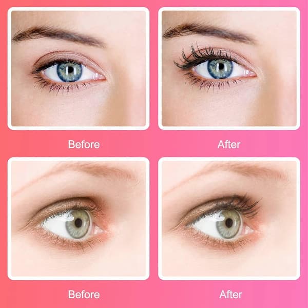 Mini Eyelash Curler, 2 Pieces Cat Claw (Pink)