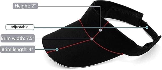 Visirhette Anti UV Kvinner Visirhette Menn Solhetter Anti-Sol Var