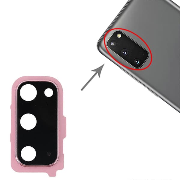 Kameradeksel for Samsung Galaxy S20 Pink