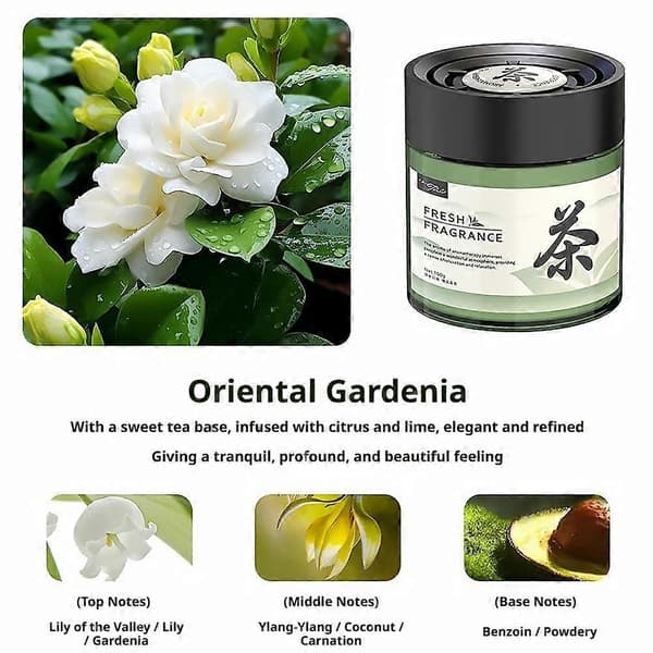Fast Duftbalsam 100g - Afslappende Botanisk Essens Rodfri Formel Konstant Friskhedsfrigivelse Forest Tea 100g