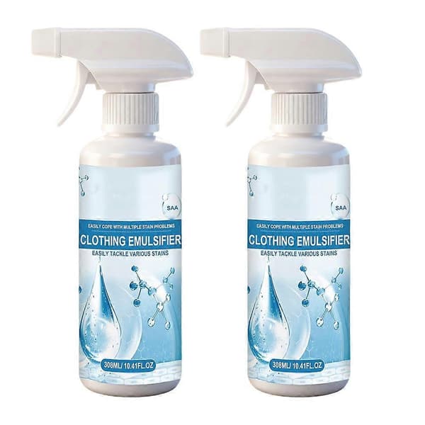 Klesfjerner Emulgator 300ml Sprayflaske Stoffrenser B 2pcs
