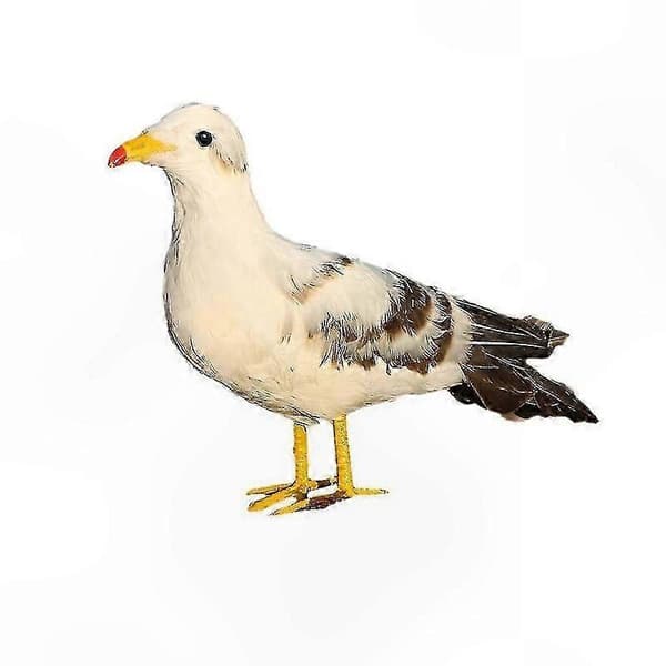 Naturtro mågereplika til haveudsmykning Seagull 2