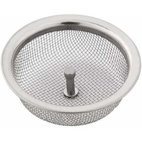 Rustfrit stål Anti-tilstopnings- og Anti-Clog Filter Vask til Køkkenvask, Stor Diameter 8,3 cm