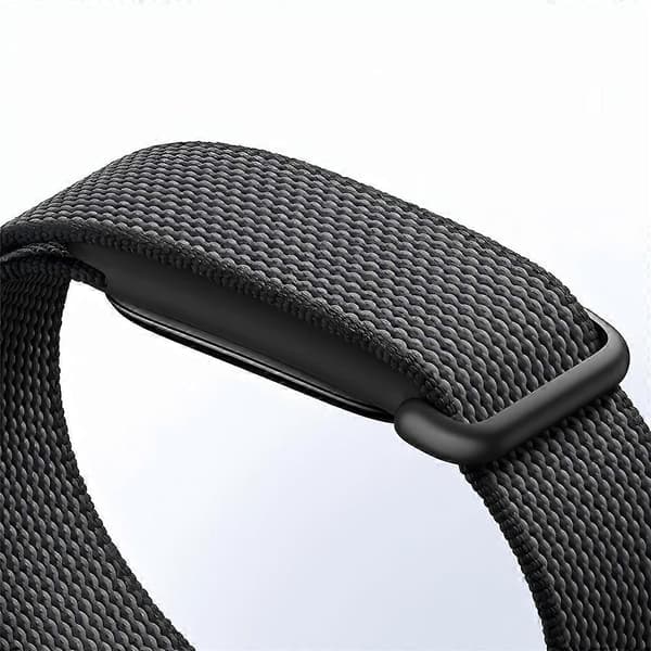 Kompatibel med Google Fitbit Air Magic Tape Nylon Loop-stropp med metallspenne, hurtigutløser, justerbar erstatningsarmbånd DarkBlue