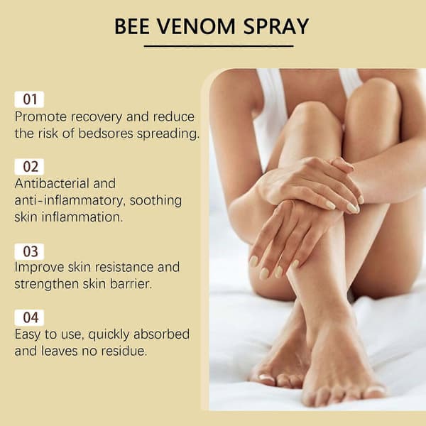 Gluco-Shield Bee Venom Sår Spray Lang Beskyttelse Lange Kontortimer 1pc