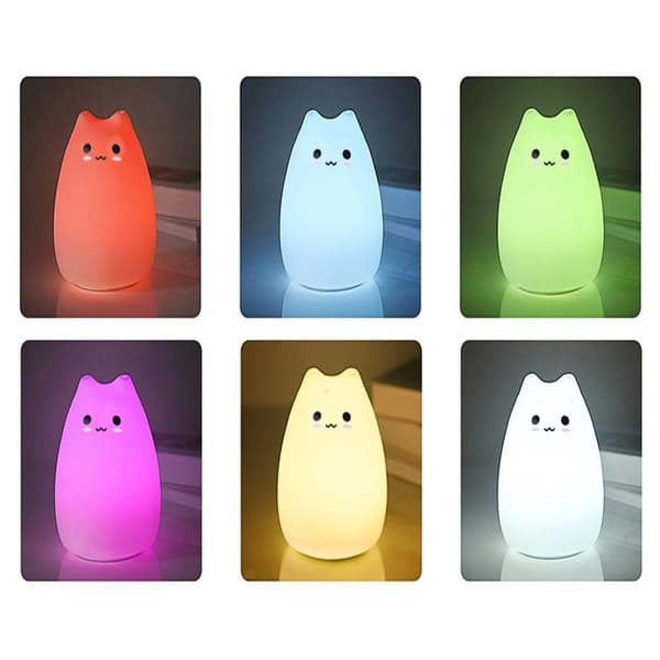 LED-lampe / Trådløs Nattlampe - Kattunge 210
