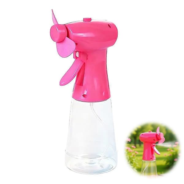 Håndholdt Sprayventilator Batteridrevet Bløde Propeller til Børn Pink One size