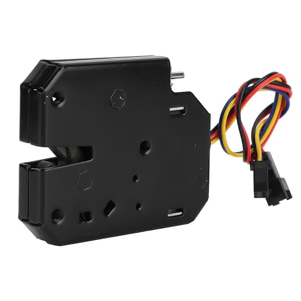 DC 12V 2A Elektromagnetisk Elektrisk Kontrolskab Skuffeskabe Lås Stål Sort