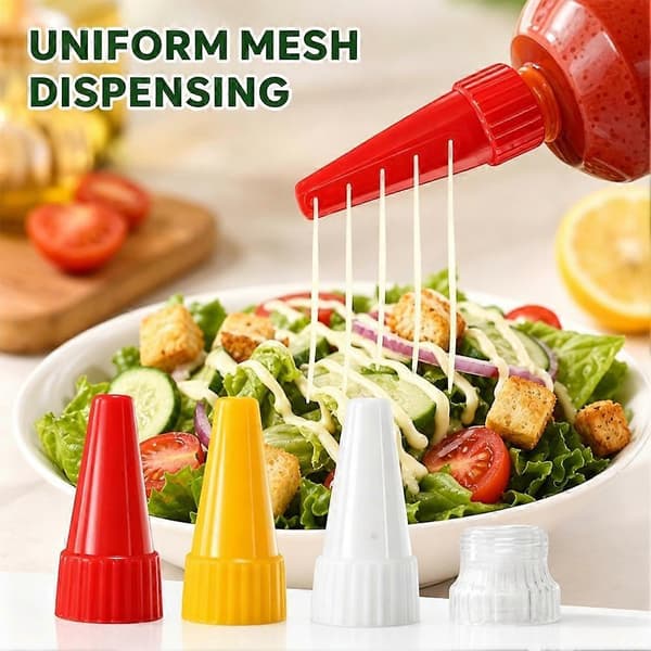 Saucemundstykke Dispenser - til salatdressing, PP-materiale, 1,75 cm