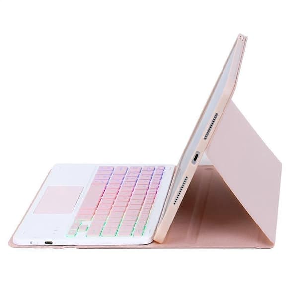 Til Samsung Galaxy Tab A11+ Bluetooth-tastatur tablet-etui Pink