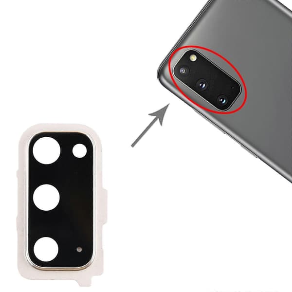 Kameradæksel til Samsung Galaxy S20 Silver