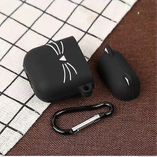 Headphone Cover Compatible with Apple Airpods 1 & 2 - Protective Silicone Case