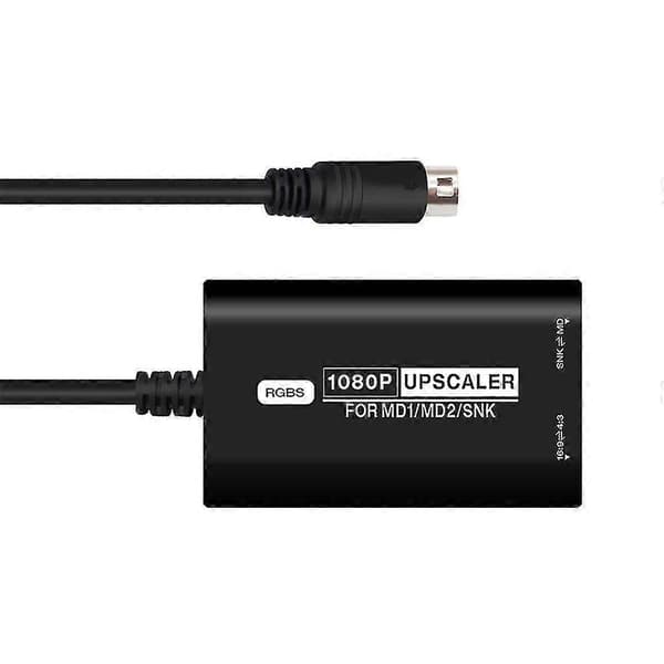 HDTV HDMI-kompatibel adapter til MD1/MD2/SNK 16:9/4:3 billedformatsskift
