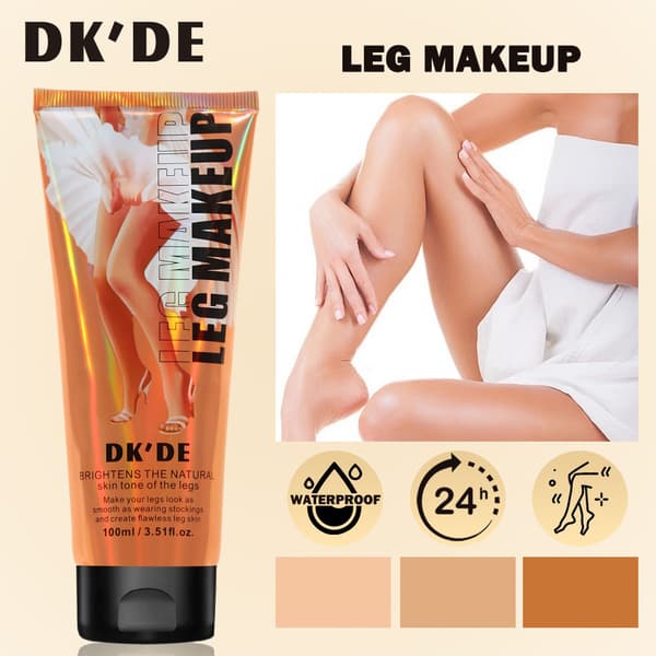 Miracle De Paris Benmakeupkräm & Borstset, Miracle De Paris Kroppstäckande Perfektor, Heltäckande Hudperfektor för Ben, Makeup för att Täcka 1