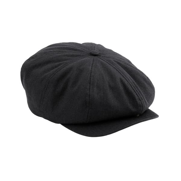 Beechfield Quilted Newsboy Cap S-M Sort Black S-M