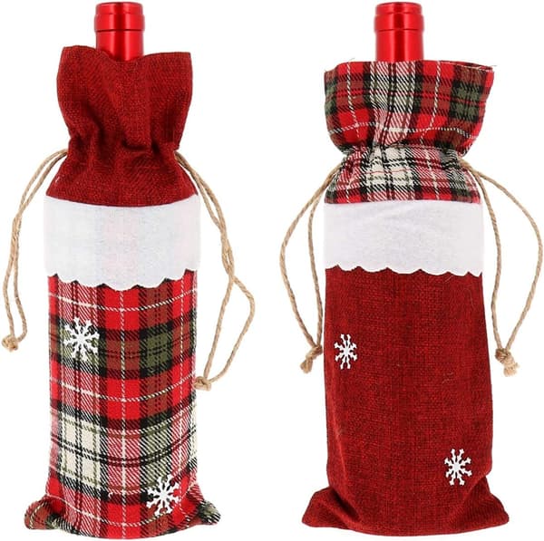 Jul Vin- och Champagnepresentförpackningar 2-pack Återanvändbara