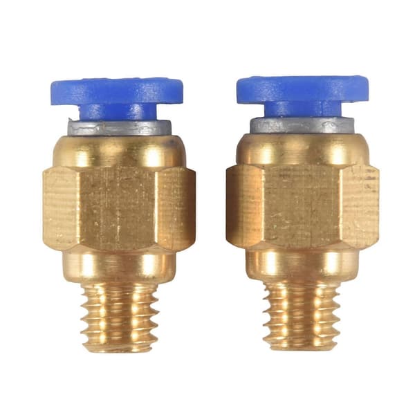 5 meter PTFE PTFE Bowden-rør med 2 stk. PC4-M6 fittings til 1,75 mm filament Creality 3D-printer Bowden Hotend Vit