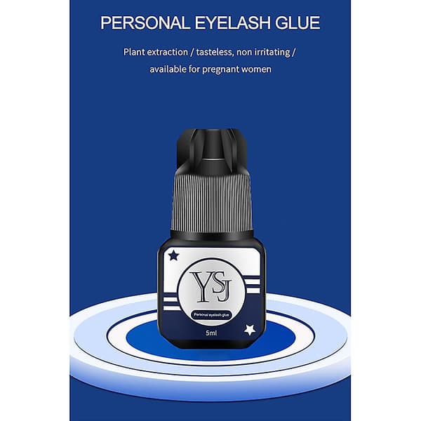 Semi-permanent Strong Eyelash Glue Quick-drying Extension Graft Eyelash Glue Black Black 5ml