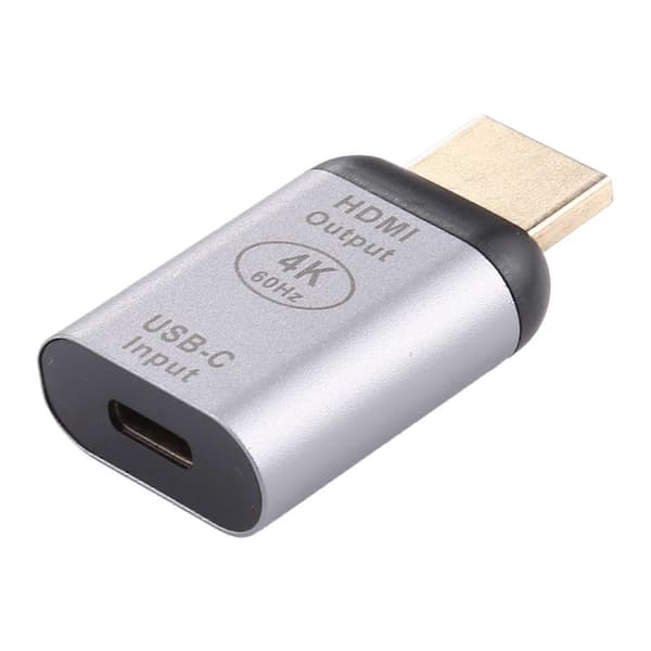 Type-C / USB-C hunn til HDMI hann aluminiumslegeringsadapter