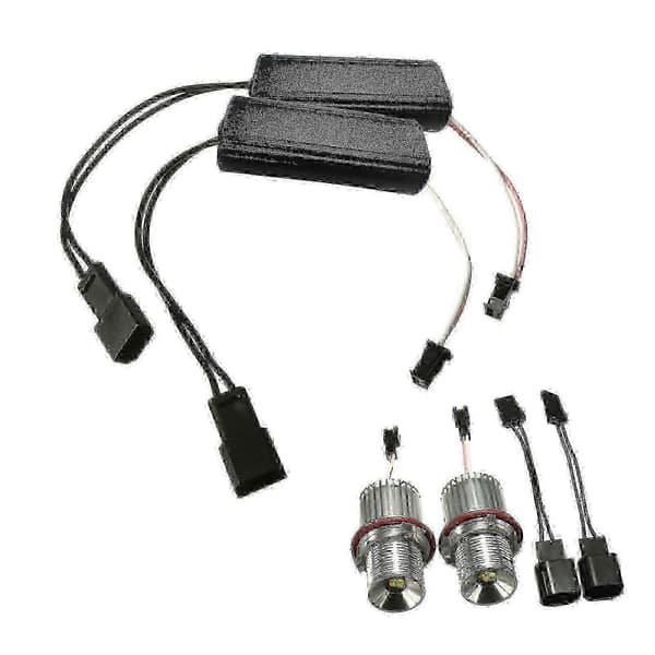 2 st 20W LED Angel Eyes Halo Ring Markeringslampa Ersättning för BMW E87 E39 M5 M6 E83 X3 E60 E63 E65 E66 E53 X5 Edition 0922_cdb1