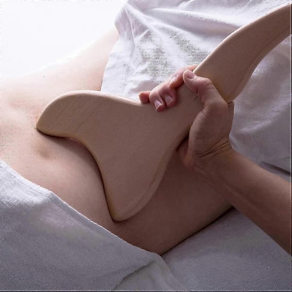 Træ Gua Sha Massageværktøj - Lymfedrænage & Anti-Cellulite Paddle til Ansigts- og Kropsterapi