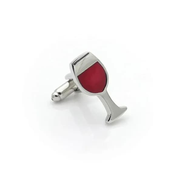 Kongque - Wine Bottle and Glass Cufflinks