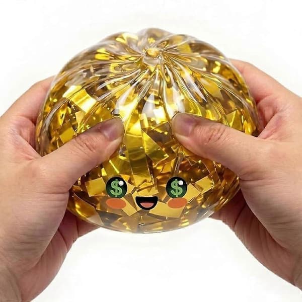 Glittrande gyllene dumpling simuleringskök leksaksset semesterpresent