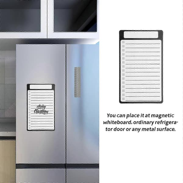 Magnetic Refrigerator Notepad Magnetic Shopping List To-Do List Pad Memo Notepad