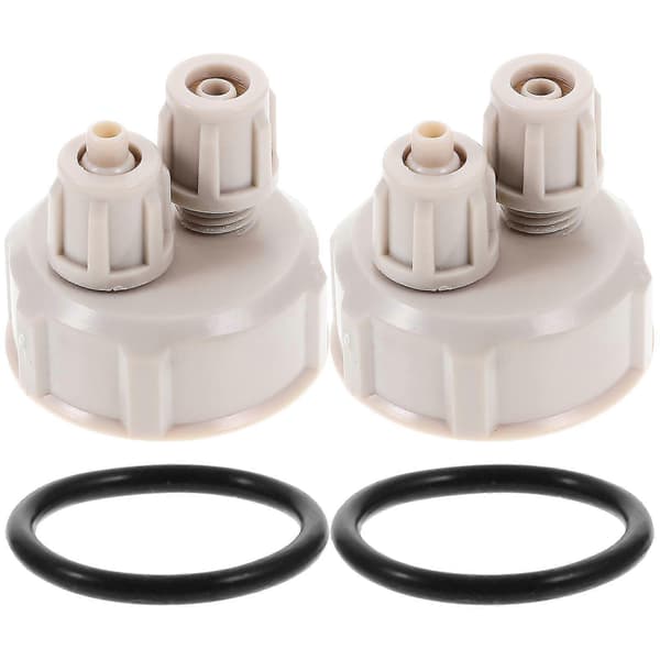 2 stk Oul Diffuser Co2 Rørventilhette Co2 Skrueflaskehette Co2 Diy Reaktorflaskehette Akvarieflaskehette Diy Akvarie Co2 Hette