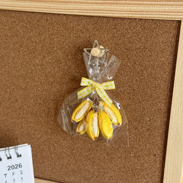 Creative Mini Pineapple Pendant Keychain Simulation Fruits Desi A4
