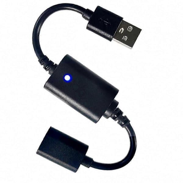 DC 5V USB trådløs fjernkontrollbryter for LED-lys, striper, leselamper, vifter - På/Av strømdriver Svart