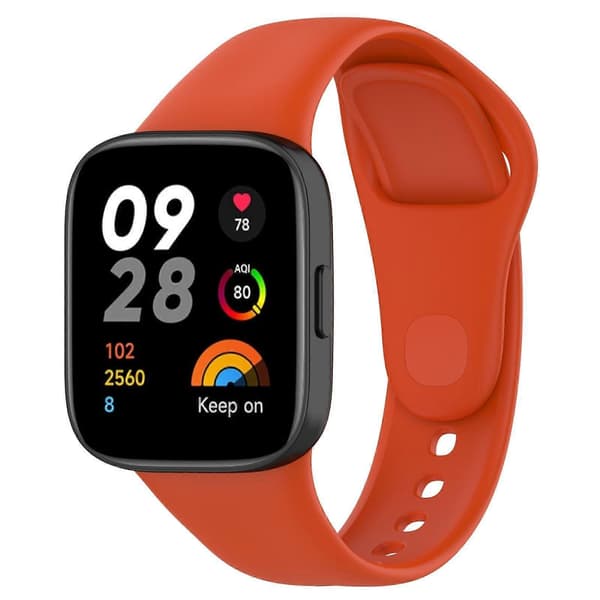 Silikonrem for Redmi Watch 3 Active / Watch 3 Lite Orange