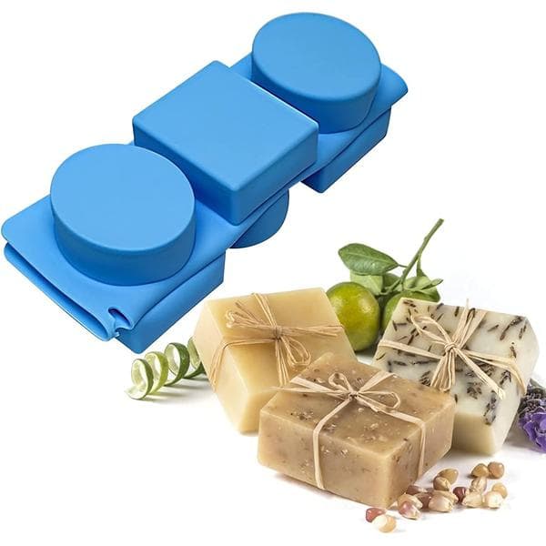 Silikon såpeform, såpeform, silikonformer, panner, kaker, sjokolade, kaker, såpe, DIY håndverk