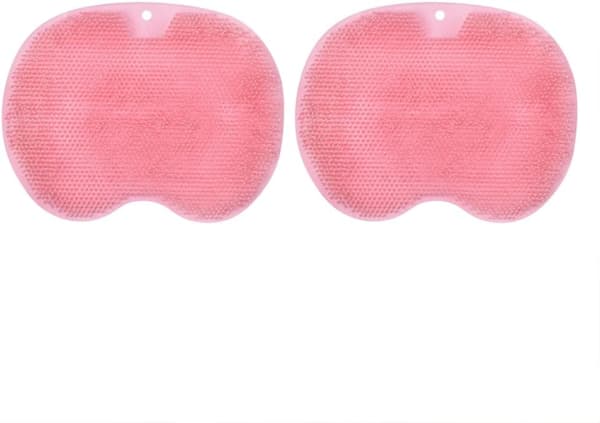 Fod- og rygskrubber til bruseren Pink Pink 2 Piece