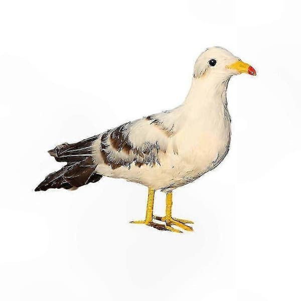 Naturtro mågereplika til haveudsmykning Seagull 2