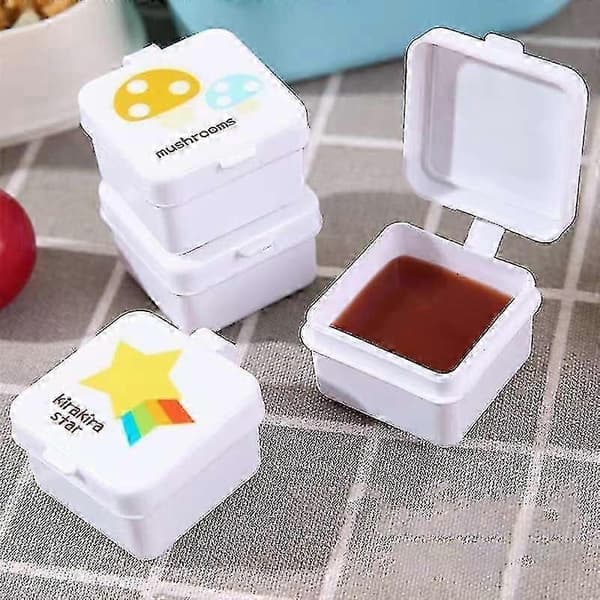 4 stk. krydderflaske Mini Ketchup Salatdressingbeholder Sausflaske