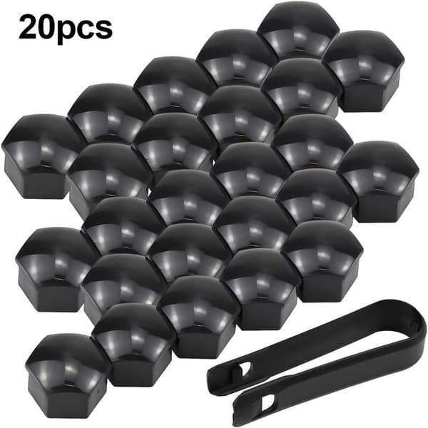 Hjulmutterdeksel Boltmutterdeksel 17mm 20 Hjulmutterdeksel Hjulboltmutterdeksel Skruedeksel