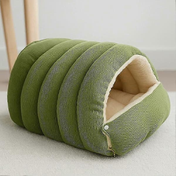 pustende kattehule seng koselig vinter liten medium Green M